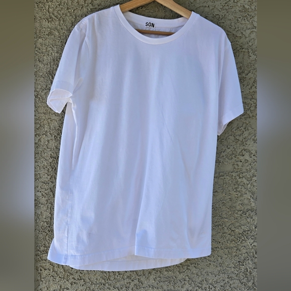 Son Of A Tailor White Supima Cotton Tee Shirt - Picture 2 of 10